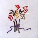 Azulejo "Flores picassianas" 1