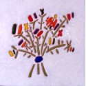 Azulejo "Flores picassianas" 2