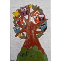Azulejo àrbol búhos