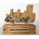 Castillo de Jaén sobre peana