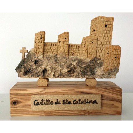 Castillo de Jaén sobre peana