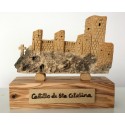 Castillo de Jaén sobre peana