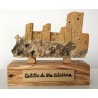 Castillo de Jaén sobre peana