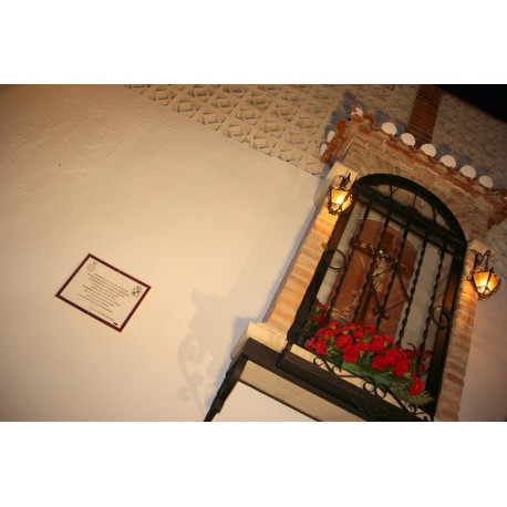 Placa Cristo de los Tres Huevos de Jaén