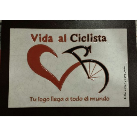 Placa Asoc. "Vida al Cicliista" de Jaén