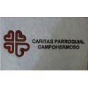 Placa "Cáritas" de Campohermoso (Almería)