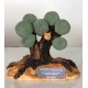Olivo peana barro con búho